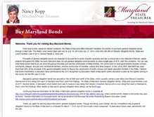 Tablet Screenshot of buymarylandbonds.com